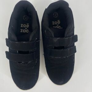 Pre-Owned Zoe & Zac Kids Black Velcro Shoes – Size 12
